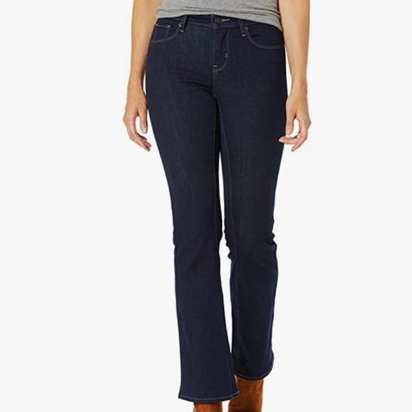 LEVI’S Curvy Bootcut Dark Wash Denim Jeans - Picture 2 of 16